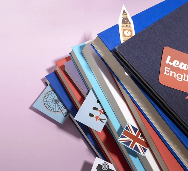 Cuadernos de inglés y pegatinas de Reino Unido