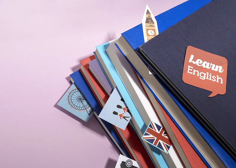 Cuadernos de inglés y pegatinas de Reino Unido